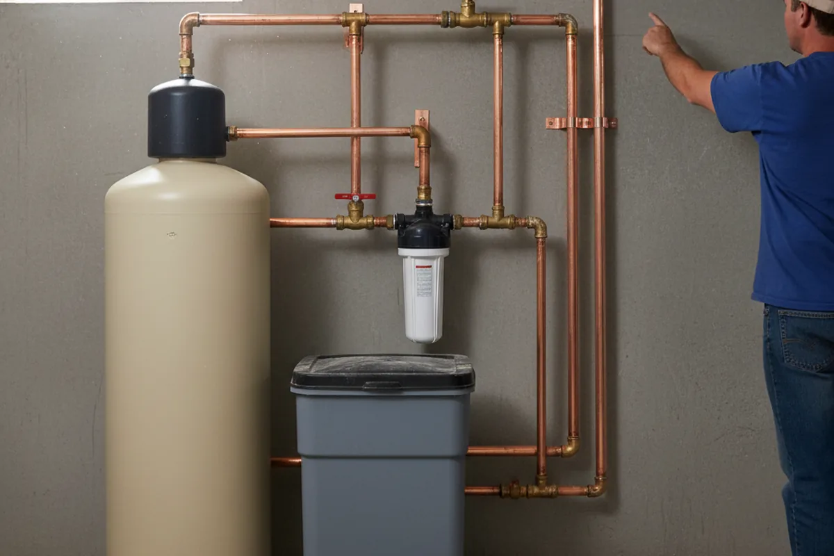 Whole-house water treatment system installed in Burna